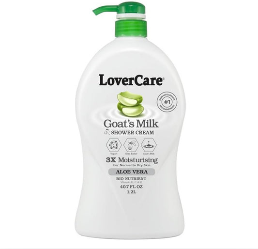 LoverCare Goat’s Milk Shower Cream (Aloe Vera)