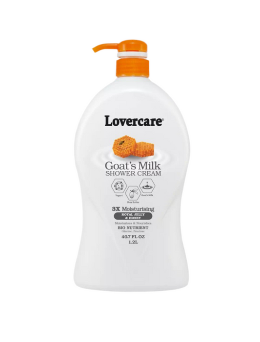 LoverCare Goat’s Milk Shower Cream (Royal Jelly & Honey)