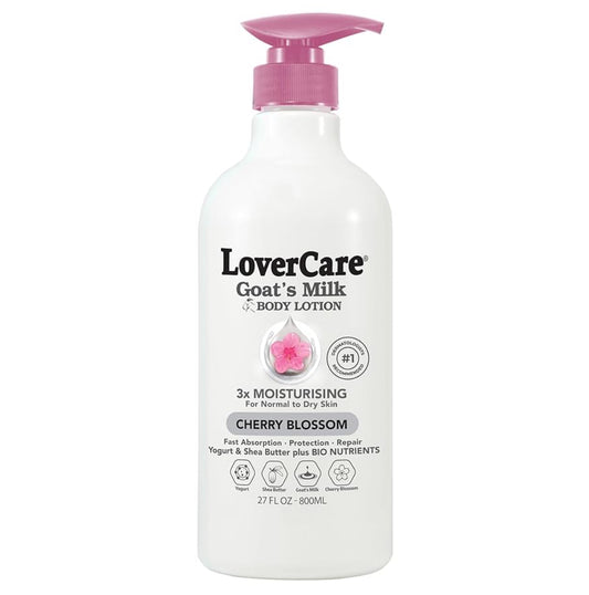 LoverCare Goat's Milk Body Lotion (Cherry Blossom)