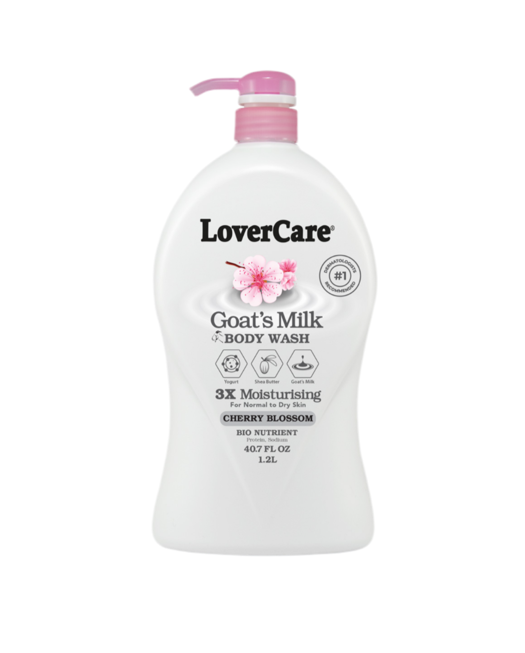 LoverCare Goat's Milk Body Wash (Cherry Blossom)